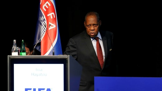 Issa Hayatou a été président de la Caf entre 1989 et 2017.