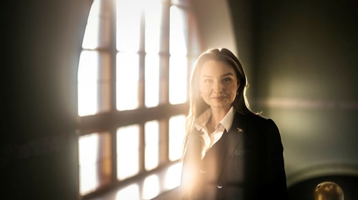 La ministre de l'énergie, Ebba Busch (KD), a déjà parlé des parcs éoliens comme de 