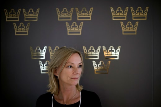 Il y a eu un changement structurel dans l'économie qui rend probable la hausse des taux d'intérêt dans un avenir prévisible, déclare Karolina Ekholm, directrice de l'Office national suédois de la dette.