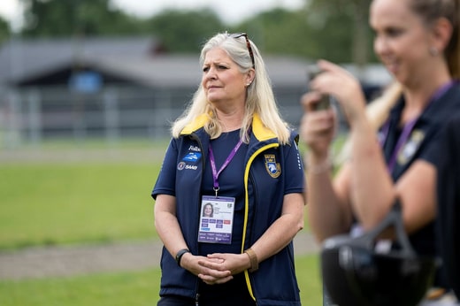 Andrea Barth, directrice des sports de la Fédération suédoise d'équitation, parle de la nécessité de se tenir au courant de toutes les recherches effectuées sur le bien-être des chevaux.