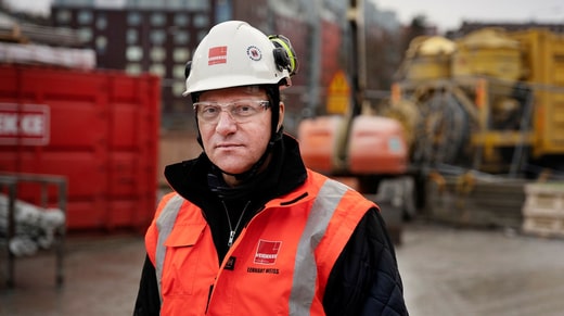 Lennart Weiss, directeur commercial chez Veidekke.