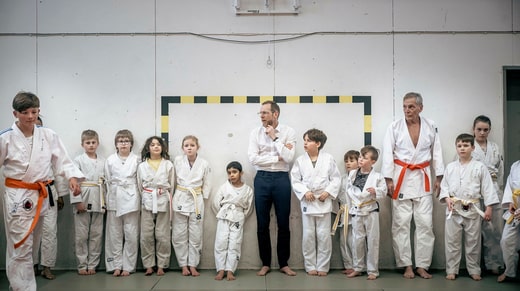 À Vallentuna, les enfants et les personnes âgées s'entraînent ensemble.