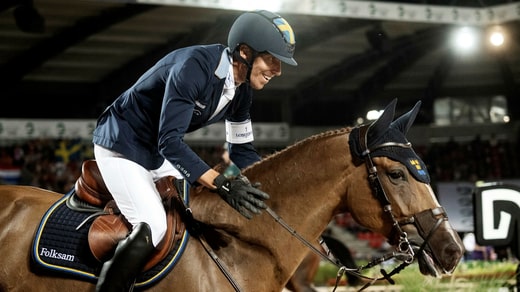 Henrik von Eckermann et King Edward espèrent devenir la première équipe suédoise à remporter une finale de Coupe du monde de saut d'obstacles.