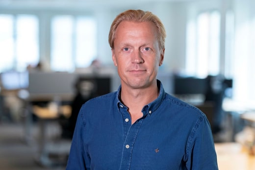 Niklas Holberg est le PDG de Telge energi.