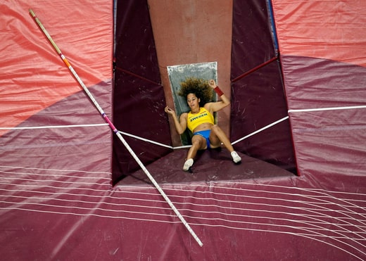 La canne à pêche d'Angelica Bengtsson s'est brisée lors de la finale de la Coupe du monde de Doha 2019. Le fait qu'elle se soit ensuite ressaisie et qu'elle ait établi le nouveau record suédois de hauteur est le moment dont elle est le plus fière dans sa carrière.