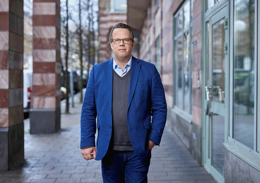 Martin Linder, président d'Unionen.