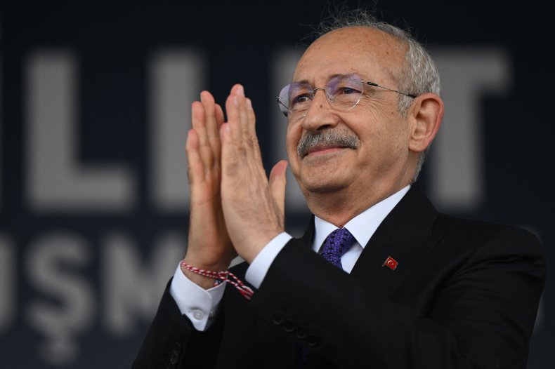 Kemal Kilicdaroglu lors d'un rassemblement à Canakkale Turquie