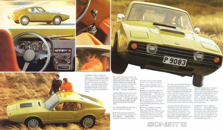 Brochure Saab Sonett III