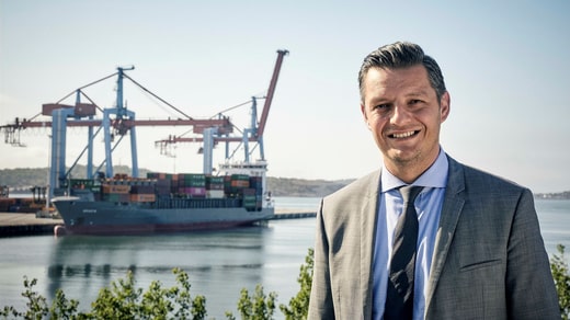 Elvir Dzanic, PDG sortant du port de Göteborg AB.