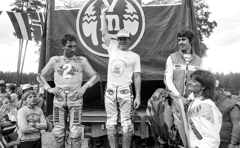 (de gauche à droite) Georges Jobe, Danny LaPorte, Kees van der Ven