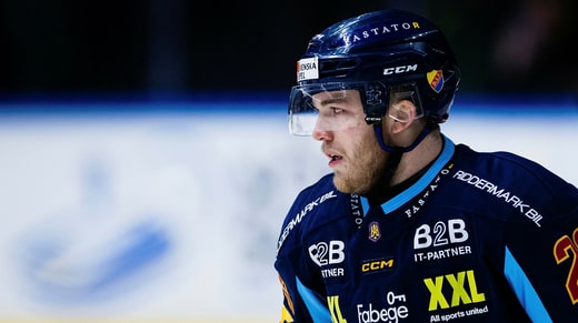 Emil Berglund a marqué cinq buts et délivré trois passes décisives dans les playoffs de la Hockeyallsvenska pour Djurgården.