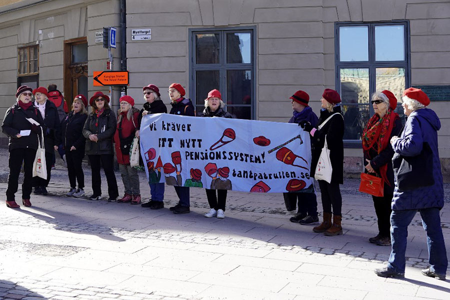 Les retraités suédois demandent des pensions plus équitables pour les femmes