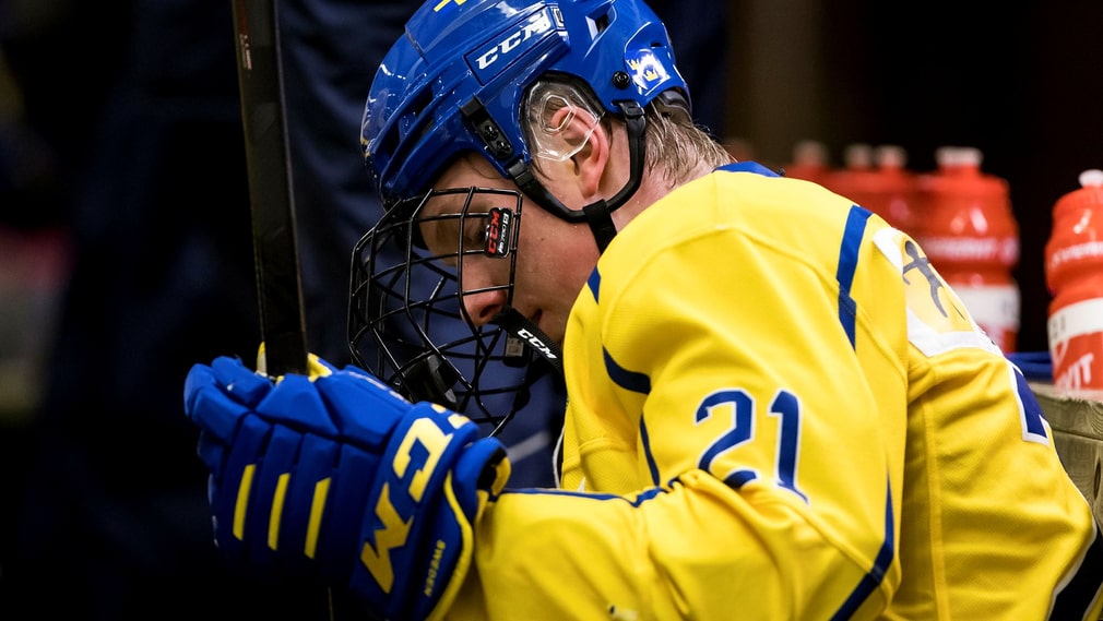 Otto Stenberg était derrière la plupart des Småkronorna lors de la demi-finale contre le Canada. Photo d'archive.