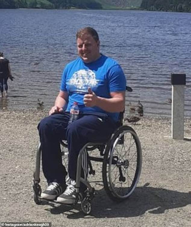 M. Keogh, qui souffre d'une lésion de la colonne vertébrale à la suite d'un accident de chantier, a déclaré que tout ce qu'il voulait, c'était 