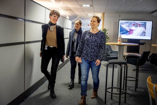 Anna Johansson, Hanna Rosén et Nina Ånestrand ont été impliquées de diverses manières dans le travail sur l'environnement de travail depuis que l'université de Mälardalen a commencé son étude en 2017.