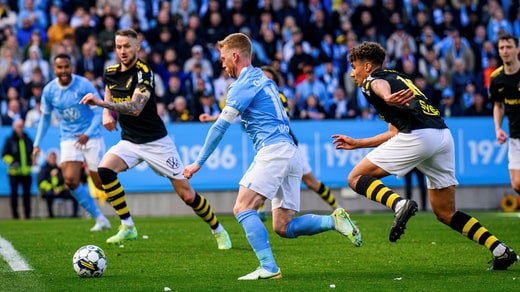 Malmö dispose de nombreux moyens pour se créer des occasions de but. Anders Christiansen a été l'un des buteurs contre l'AIK.