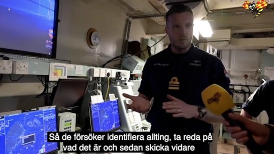 ROYAL NAVY HMS ALBION VISITING STOCKHOLM CREDIT : EXPRESSEN NOTE GRABS UNCLEAR https://www.expressen.se/nyheter/brittisk-man-hittad-dod-i-solna-fyra-gripna-for-mord/