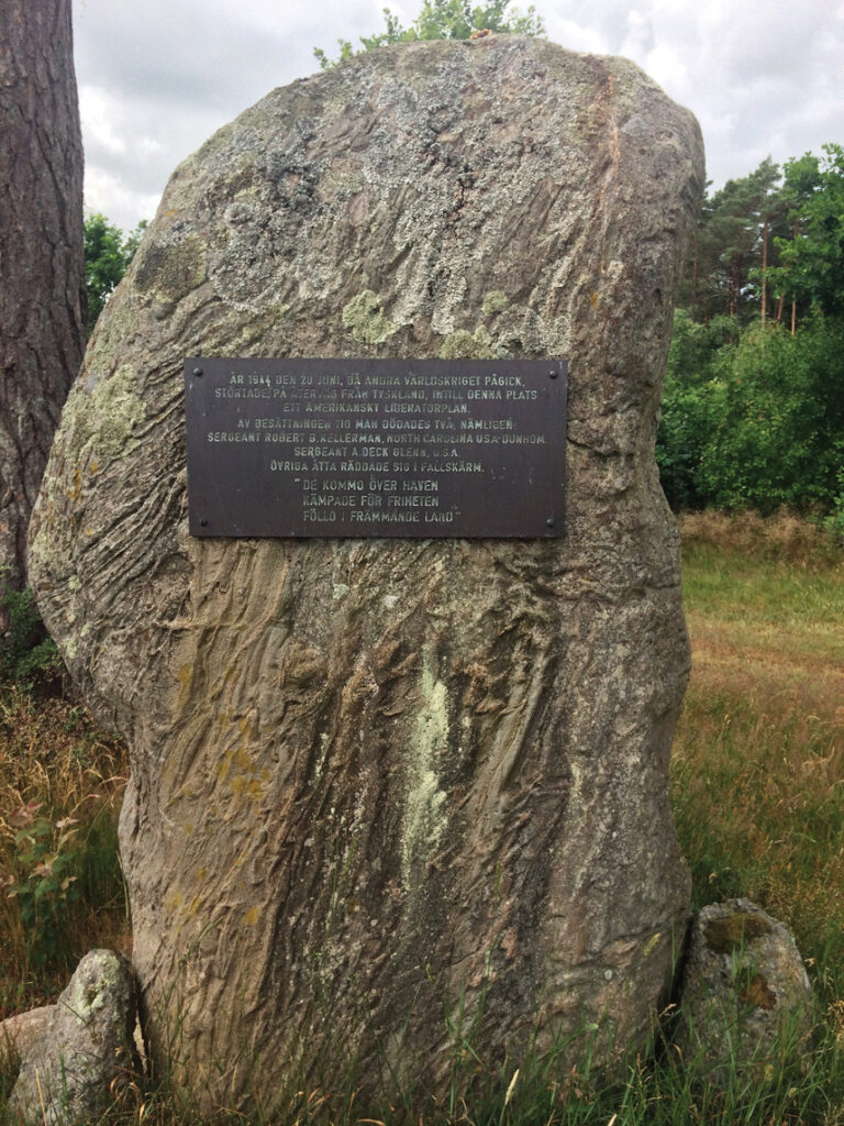 marqueur de crash-shoo-shoo-baby-suède-vol-ww2