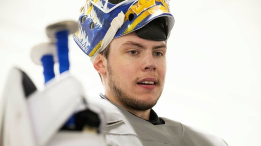 Pour Jesper Wallstedt, la Coupe du monde de Tampere a fait ressortir le meilleur de lui-même. Le joueur de 20 ans dit qu'il joue son meilleur hockey de la saison.