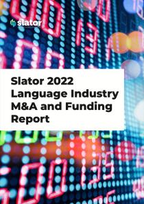 2022 Language Industry M&A Funding Report Front Page