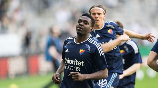 Joel Asoro et Elias Andersson sont tous deux dans l'équipe de Djurgården contre l'AIK.