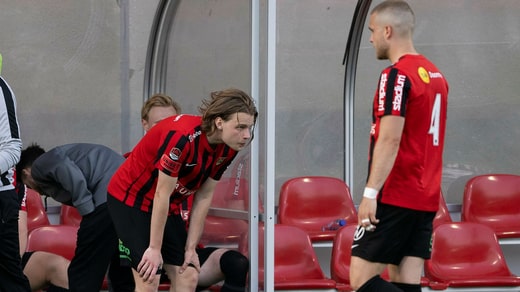 Le match à domicile contre Sirius s'est soldé par une déception pour Oscar Pettersson (à gauche) et Amadeus Sögaard.