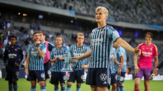 Lucas Bergvall a été largement félicité après sa première titularisation lors de la victoire 1-0 de Djurgarden contre le champion de Suède en titre, Häcken.