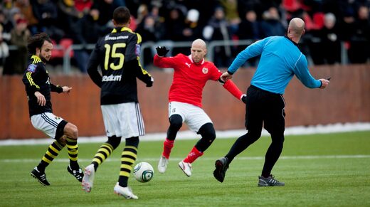 Henrik Rydström était un milieu défensif agressif et colérique à Kalmar.