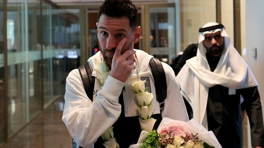 Leo Messi en Arabie Saoudite avec son Paris SG.