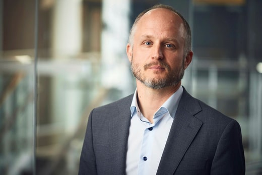 Daniel Gustafsson est chef du département des systèmes électriques à Svenska Kraftnät.