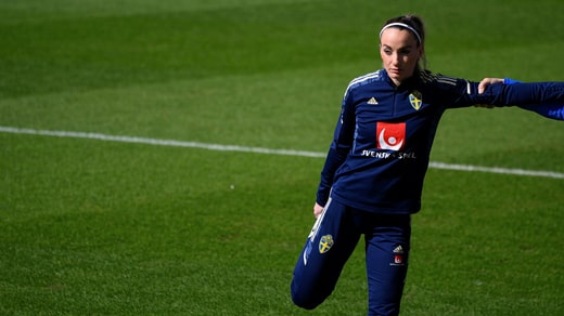Kosovare Asllani souffre d'une blessure à l'aine ces derniers temps.
