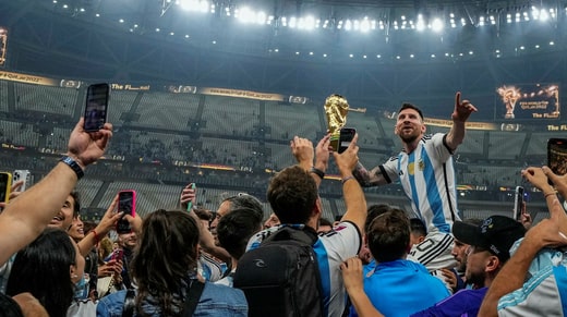 Lionel Messi a mené l'Argentine à la médaille d'or de la Coupe du monde au Qatar l'hiver dernier.
