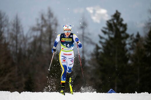 Linn Svahn a fait son retour cet hiver après une blessure à l'épaule.