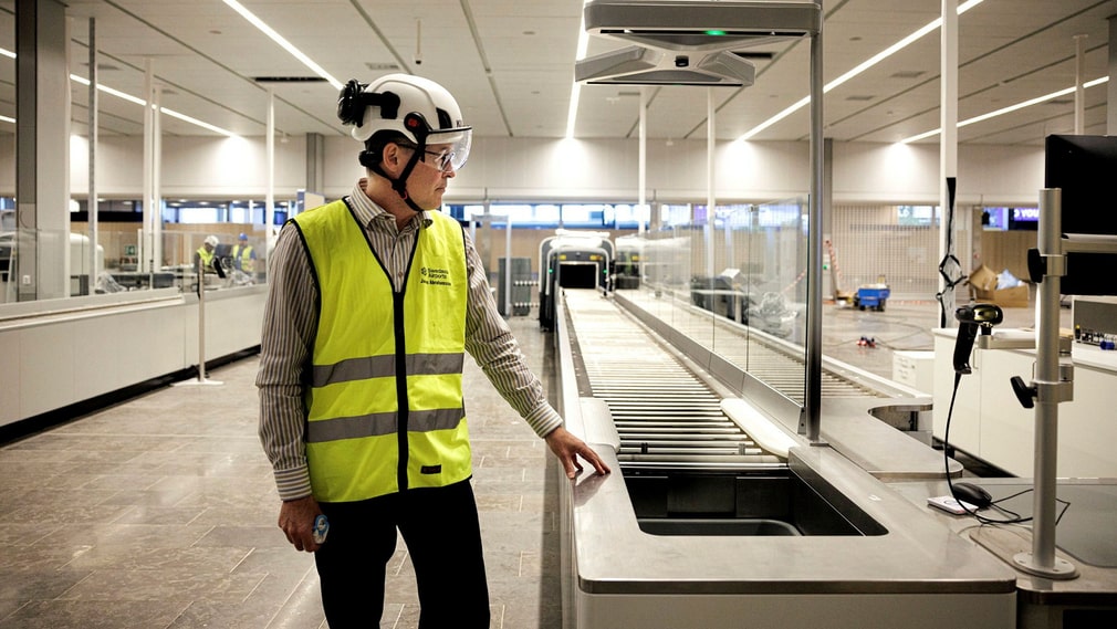 Le nouveau contrôle de sécurité est prévu de longue date et contribuera grandement à réduire les files d'attente à Arlanda.