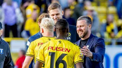 Joie après la victoire contre Malmö FF au Borås arena le week-end dernier.