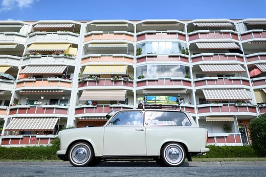 La Trabant 601 était également disponible en version à hayon.