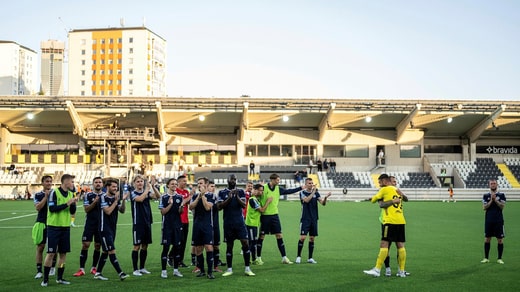 Les Utsikten sont obligés de jouer leurs matchs à domicile au Bravida arena de Hacken au lieu de Ruddalen IP.