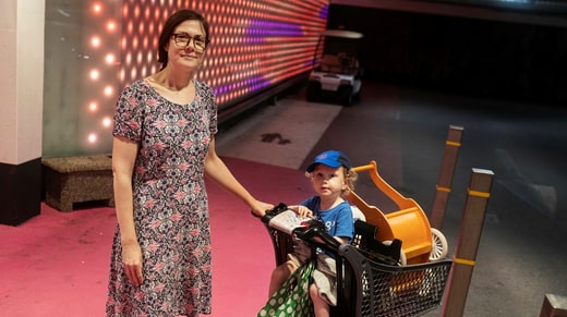 Agnes Wästfelt et Theodor.