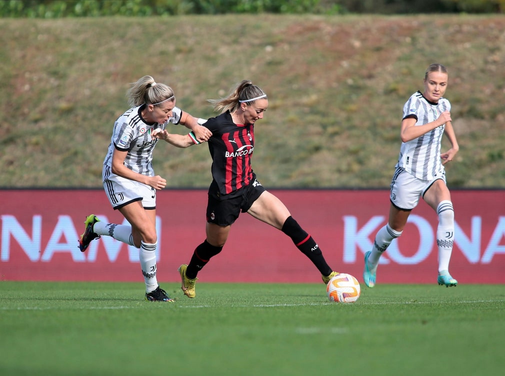 Pour sa première saison dans le championnat italien, la Suédoise a marqué neuf buts en 17 matches.