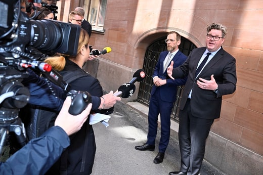 Jakob Forssmed et Gunnar Strömmer.