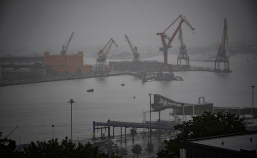 Port de Göteborg.