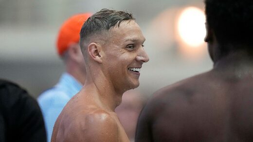 Lorsque les Jeux olympiques se tiendront à Paris l'été prochain, Caeleb Dressel espère y être.