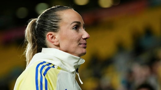 Kosovare Asllani est impressionnée par sa coéquipière Amanda Ilestedt.