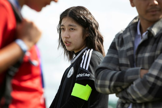 Fatema Erfani veut donner de l'espoir à toutes les footballeuses afghanes qui n'ont pas le droit de pratiquer leur sport.