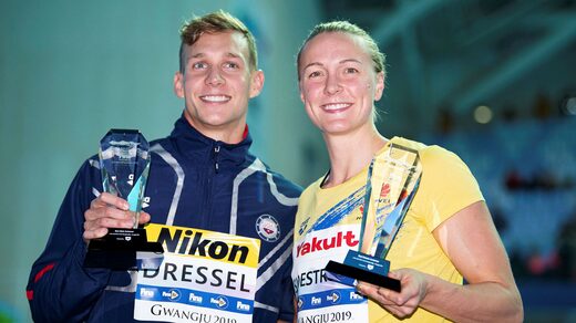 Lors des Championnats du monde 2019, Caeleb Dressel et Sarah Sjöström ont été récompensés en tant que meilleurs nageurs et nageuses du championnat.