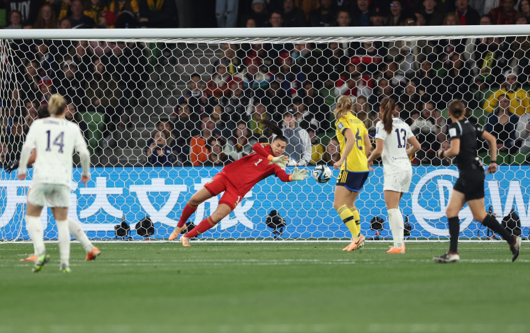 Image : Suède v USA : Huitième de finale - Coupe du Monde Féminine de la FIFA Australie &amp ; Nouvelle-Zélande 2023