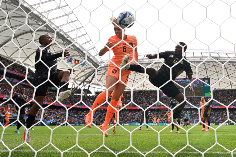 Image : Pays-Bas v Afrique du Sud : Huitième de finale - Coupe du Monde Féminine de la FIFA Australie &amp ; Nouvelle-Zélande 2023