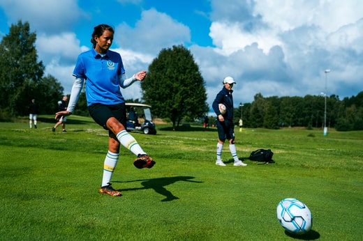 Le footgolf est un sport à dominante masculine et sur les 120 participants de ce week-end, 99 sont des hommes.