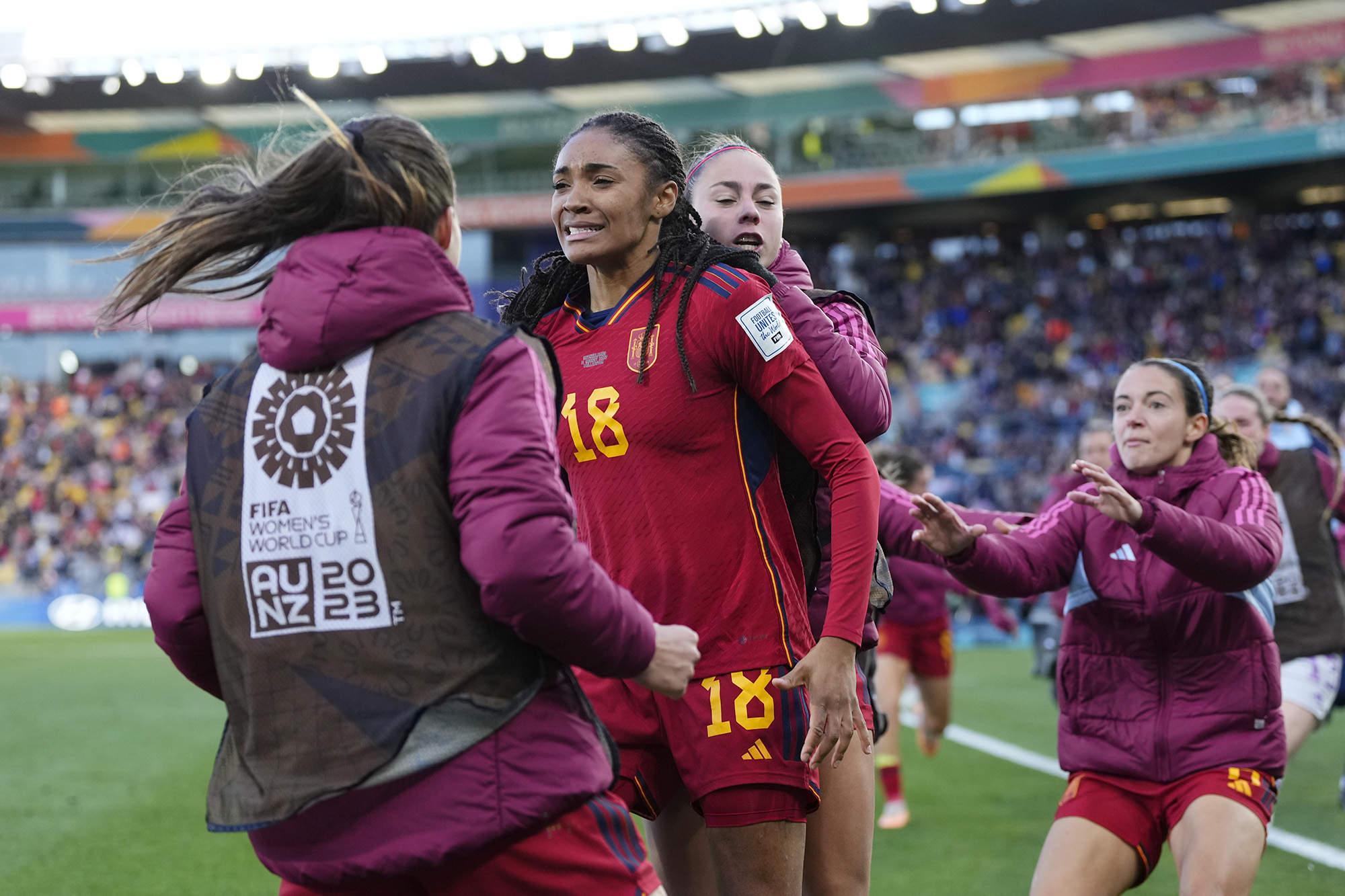 Salma Paralluelo a été l'héroïne de l'Espagne lors de sa victoire 2-1 après prolongation sur les Pays-Bas en quart de finale à Wellington.