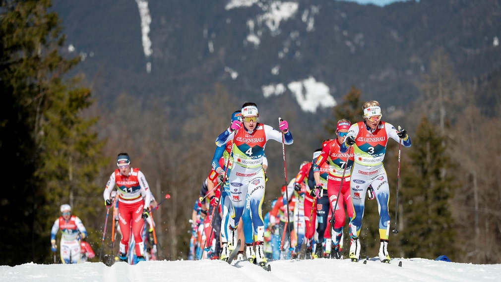 Ebba Andersson et Frida Karlsson à la Coupe du monde de Planica. Photo d'archive.